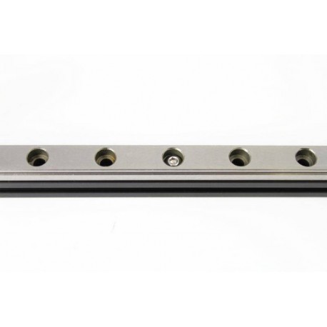 Détail du rail de guidage sur un profilé Makerbeam