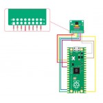 Exemple de raccordement de la caméra QVGA HM01B0 B0315 sur une Raspberry Pi Pico