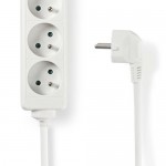 Multiprise 6 prises avec terre sur câble 1,5 m (3680 W / 16A)  - 2