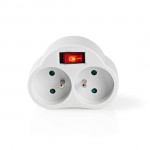 Multiprise 2 prises avec interrupteur (3680 W / 16A)
