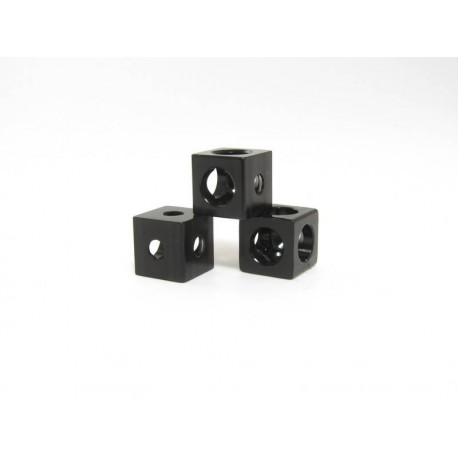Cubes d'angle alu noir MakerBeam (12 pcs)  - 9