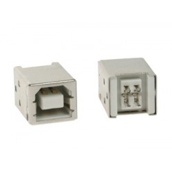 Connecteur USB B femelle pour CI  - 1