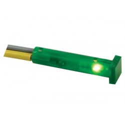 Voyant vert carré 7x7mm 6V  - 1