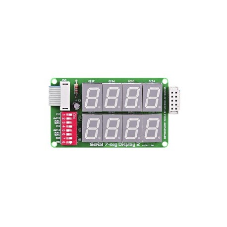 MIKROE-202 : Module Serial 7-seg Display 2 Board
