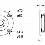 DTW 72 - 8 ohms - 14 mm (0,6") dôme en polycarbonate  - 3