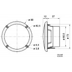 FR 8 WP - 4 Ohm (blanc) - Haut-parleur large bande 8 cm (3,3") résistant à l'eau salée  - 3