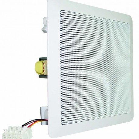 DL 18/2 SQ - 8 Ohm/100 V - Haut-parleur de plafond et encastrable 2 voies  - 1