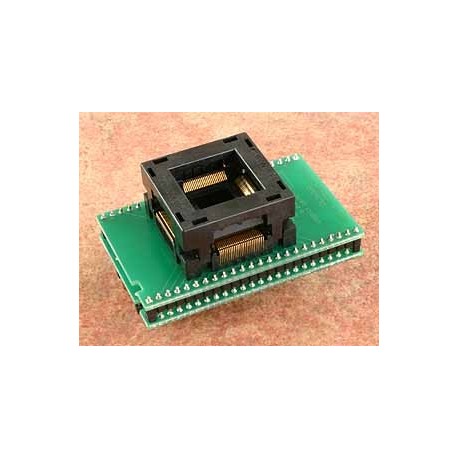 Adaptateur DIL48/QFP100-1 ZIF MSP430  - 1