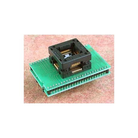 Adaptateur DIL48/QFP80-1 ZIF MSP430  - 1