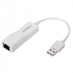 Adaptateur USB 2.0 Fast Ethernet 10/100 Mbit Blanc  - 1