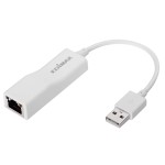 Adaptateur USB 2.0 Fast Ethernet 10/100 Mbit Blanc  - 1
