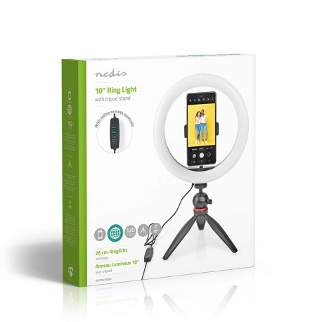 Trépied pour smartphone avec anneau Lumineux  - 12