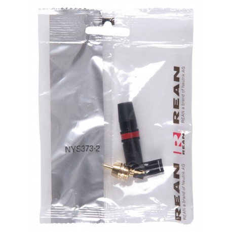 Connecteur RCA Male Métal Rouge  - 2