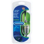 Câble vidéo composite 3.5 M - 3RCA M 3,5 mm mâle - 3x RCA Mâles 2.00 m Bleu  - 4