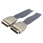 Câble Peritel M - M PERITEL Mâle - PERITEL Mâle 5.00 m Bleu  - 2