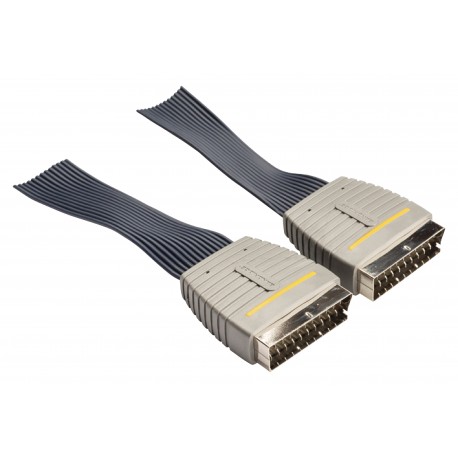 Câble Peritel M - M PERITEL Mâle - PERITEL Mâle 5.00 m Bleu  - 3