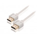 Câble HDMI avec Ethernet haute vitesse AM - AM Connecteur HDMI - Connecteur HDMI 1.00 m Blanc  - 3