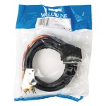 Câble Peritel vers RCA PERITEL Mâle - 6x RCA Mâles 2.00 m Noir  - 3