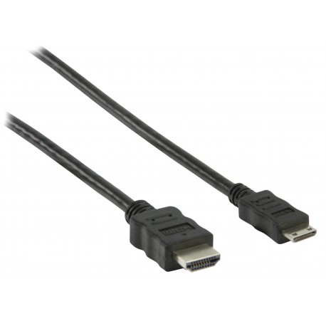 Câble HDMI avec Ethernet haute vitesse AM - CM Connecteur HDMI - HDMI Mini Mâle 2.00 m Noir  - 3