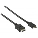Câble HDMI avec Ethernet haute vitesse AM - CM Connecteur HDMI - HDMI Mini Mâle 2.00 m Noir  - 3
