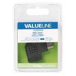 Adaptateur HDMI High Speed avec Ethernet Coudé à gauche Connecteur HDMI - HDMI femelle Noir  - 3