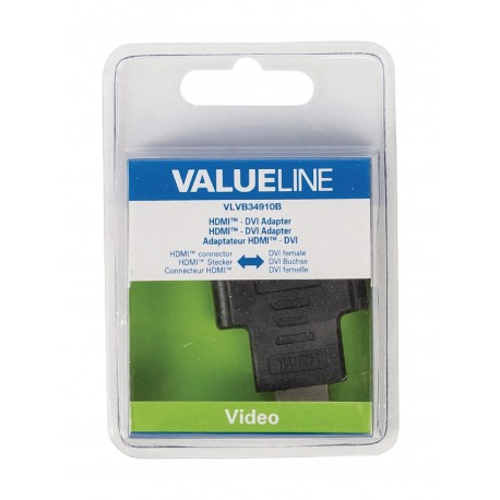 Adaptateur HDMI High Speed avec Ethernet Connecteur HDMI - DVI-D 24 + 1 broches Femelle Noir  - 4