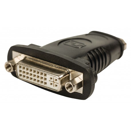 Adaptateur HDMI High Speed avec Ethernet HDMI femelle - DVI-D 24 + 1 broches Femelle Noir  - 1