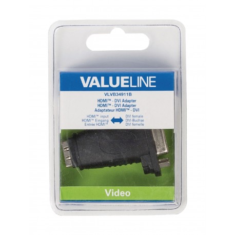 Adaptateur HDMI High Speed avec Ethernet HDMI femelle - DVI-D 24 + 1 broches Femelle Noir  - 5