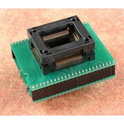 Adaptateur DIL48/PQFP100 ZIF ST92Fxxx  - 1