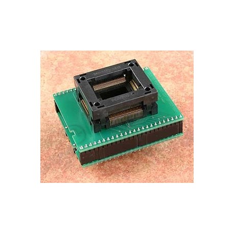 Adaptateur DIL48/PQFP100 ZIF ST92Fxxx  - 1