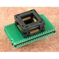 Adaptateur DIL48/TQFP100 ZIF ST92Fxxx  - 1