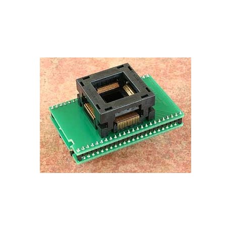 Adaptateur DIL48/TQFP100 ZIF ST92Fxxx  - 1