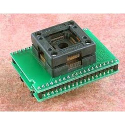 Adaptateur DIL40/MQFP52 ZIF ADuC812  - 1