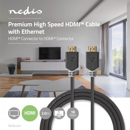 Premium Câble HDMI haute vitesse avec ethernet  - 2