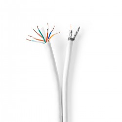 IEC (Coax) CAT6 Combi câble  - 1