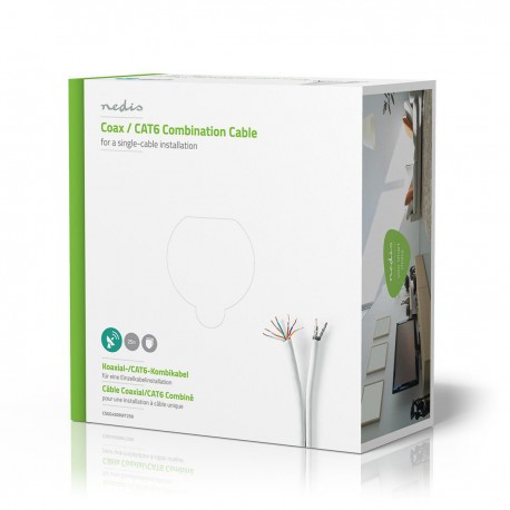 IEC (Coax) CAT6 Combi câble  - 2