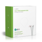 IEC (Coax) CAT6 Combi câble  - 3