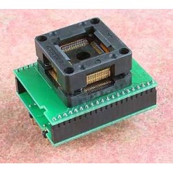 Adaptateur DIL40/TQFP80-1 ZIF AWM-1  - 1