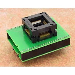 Adaptateur DIL48/QFP100-1 ZIF C8051  - 1