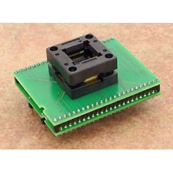 Adaptateur DIL48/QFP64-1 ZIF C8051  - 1