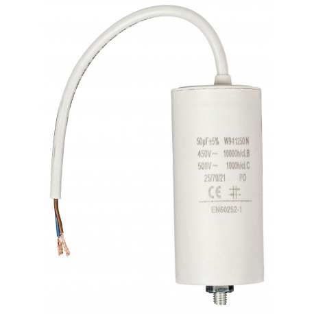 Condensateur 50.0uf / 450 V + cable  - 1