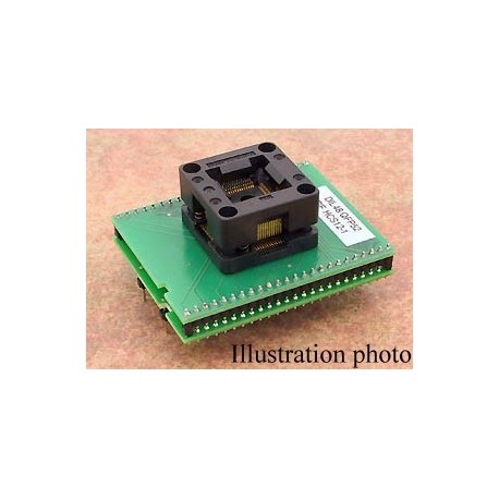 Adaptateur DIL48/QFP52 ZIF HC08-1  - 1