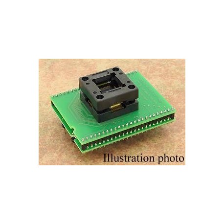 Adaptateur DIL48/QFP64-1 ZIF HCS08-1  - 1