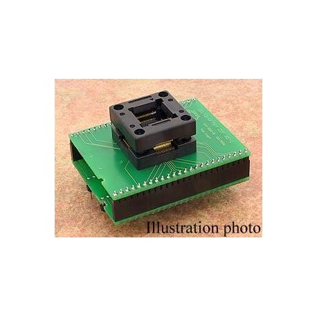 Adaptateur DIL48/QFP64-2 ZIF HCS08-2  - 1