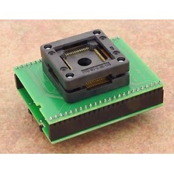 Adaptateur DIL48/QFP80-2 ZIF HC908-1  - 1