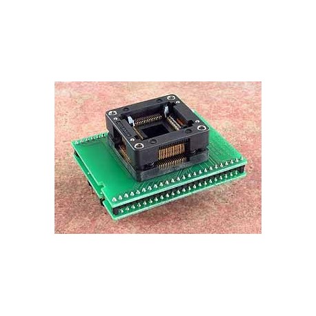 Adaptateur DIL48/TQFP64 ZIF HC908-1  - 1