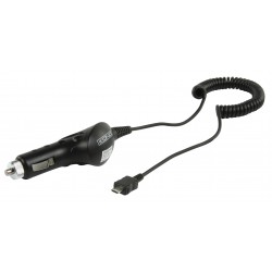 Chargeur de voiture 1.0 A Micro USB Noir  - 1