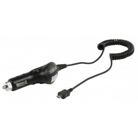 Chargeur de voiture 1.0 A Micro USB Noir  - 1