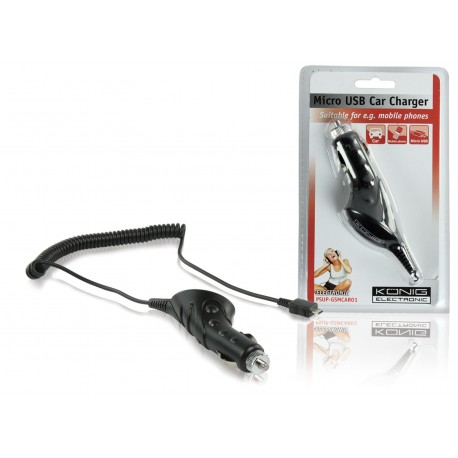 Chargeur de voiture 1.0 A Micro USB Noir  - 2