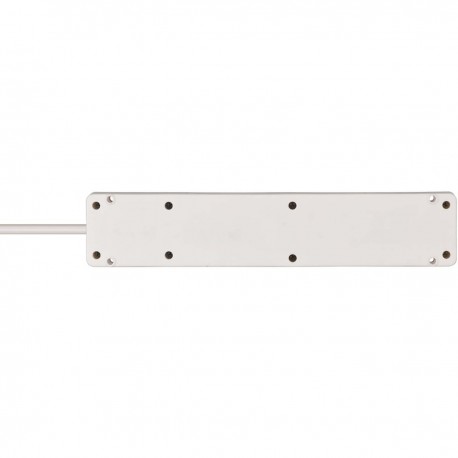 Multiprise Bremounta 4 voies (multiprise avec prises à 90 degrés, multiprise avec option de montage et câble de 1,5 m) blanc  - 